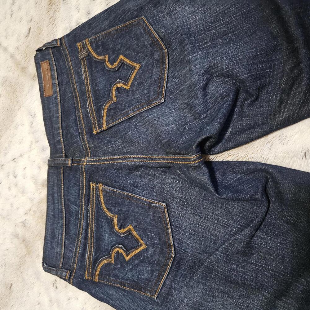 Buffalo David Bitton Felow Mid Rise Stretch Flare Jeans Size 26 - Picture 4 of 12